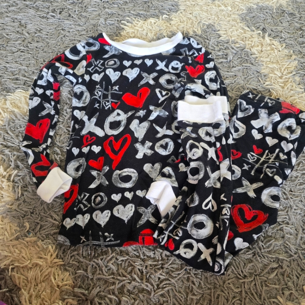 XO Doodles Organic Cotton 2-Piece Pajamas